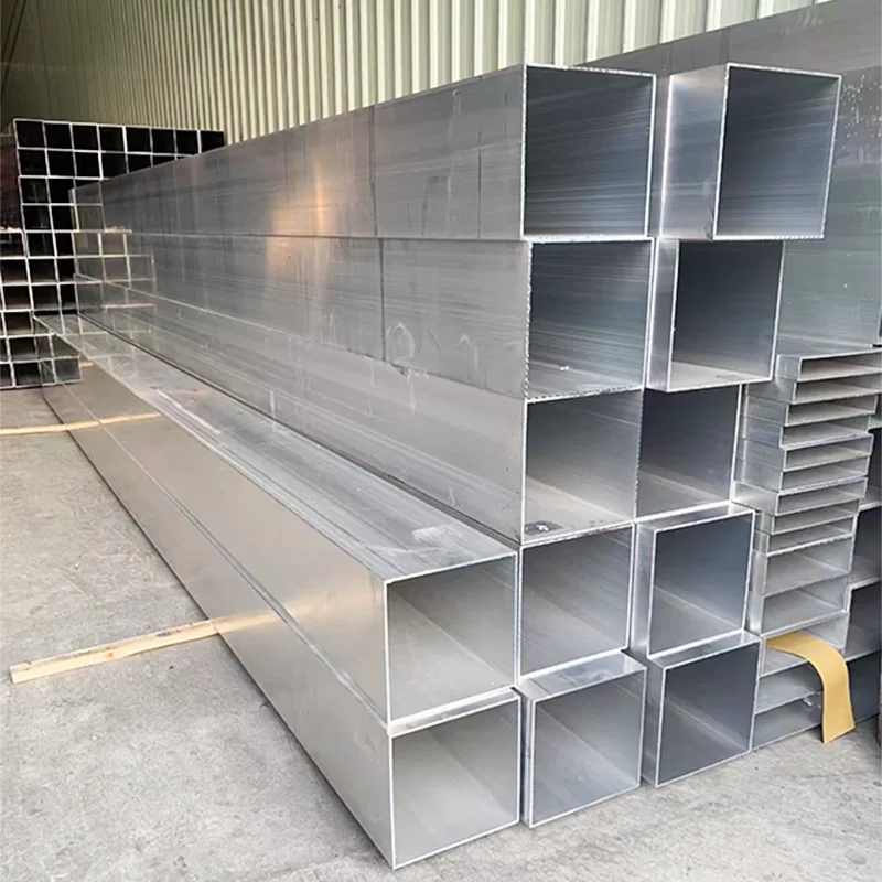 Tub pătrat din aluminiu 1010