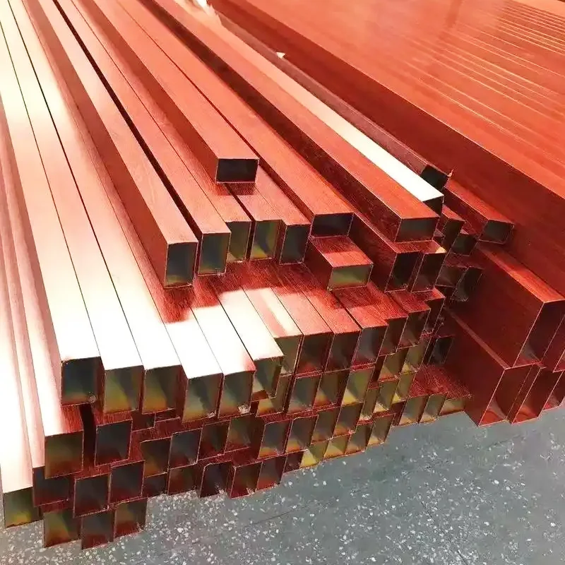 7075 Tub pătrat din aluminiu